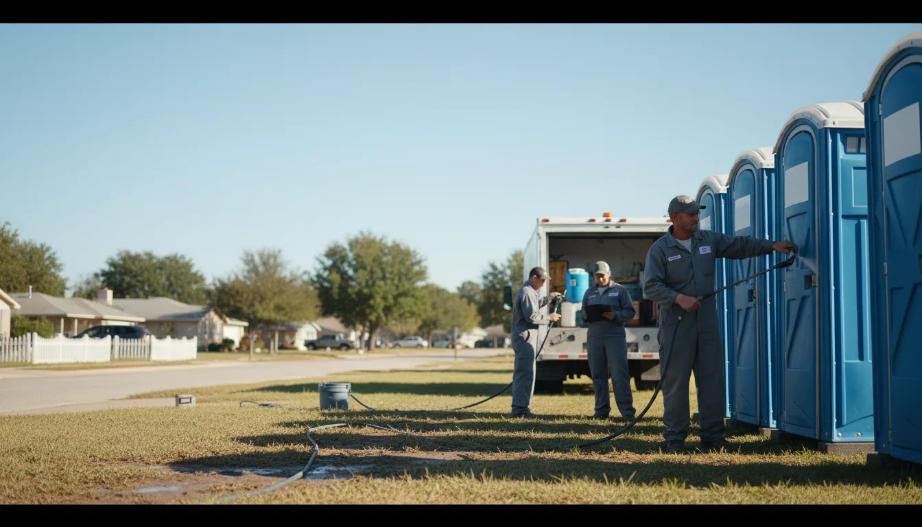 Long-Term Portable Toilet Rental in Stephenville, TX near me